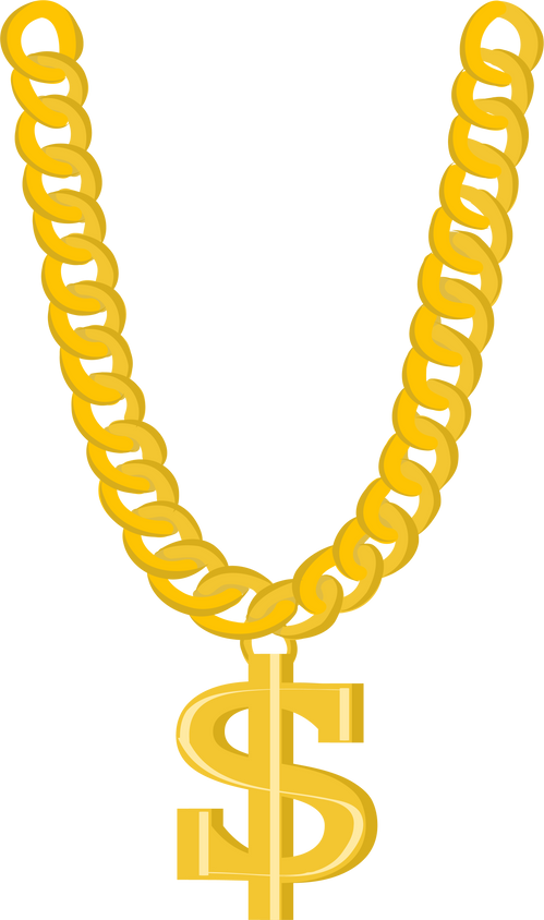 Bling Chain with Dollar Sign